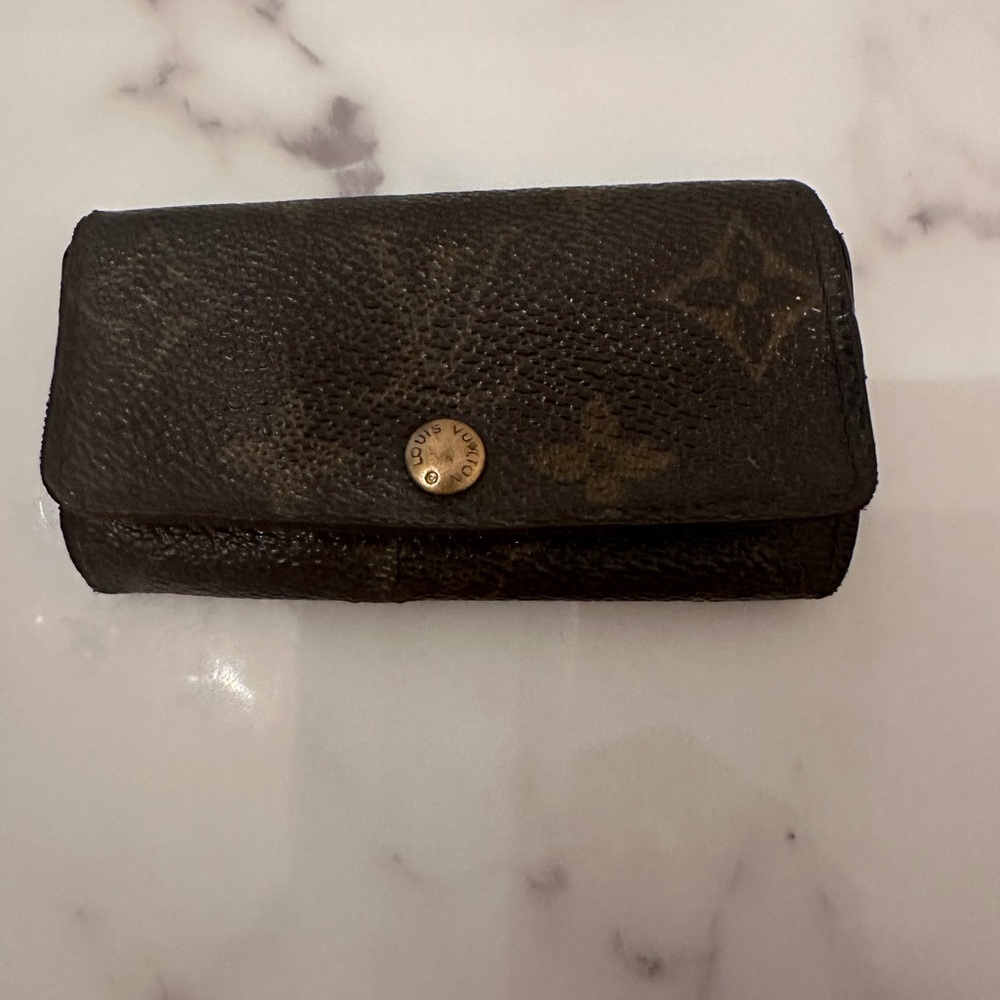 Louis Vuitton Black Wallet with Iconic Design